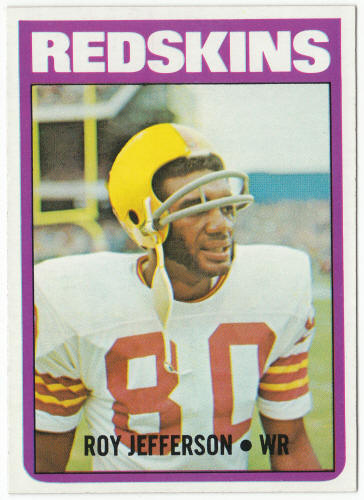 1972 Topps Football #142 Roy Jefferson