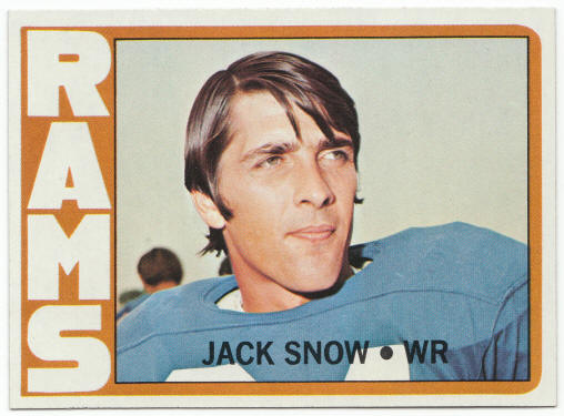 1972 Topps Football #152 Jack Snow