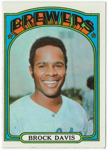 1972 Topps Baseball #161 Brock Davis