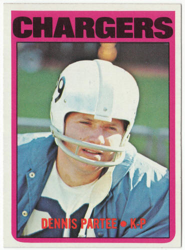 1972 Topps Football #163 Dennis Partee