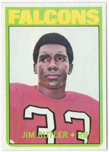 1972 Topps Football #171 Jim Butler