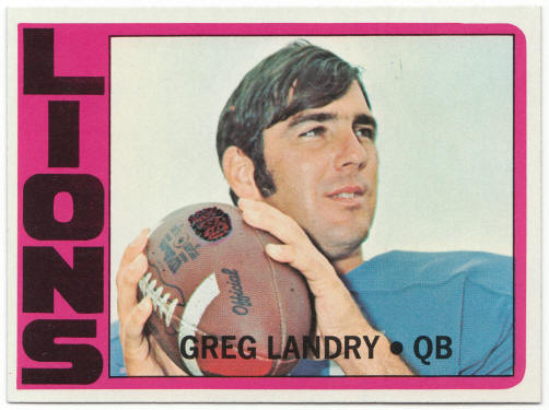 1972 Topps Football #174 Greg Landry