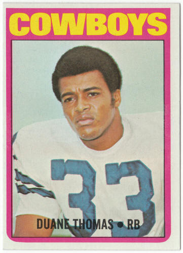 1972 Topps Football #180 Duane Thomas