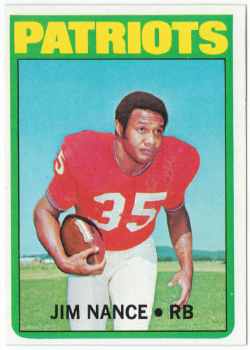 1972 Topps Football #183 Jim Nance