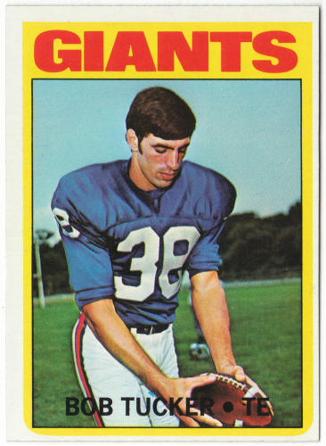 1972 Topps Football #185 Bob Tucker