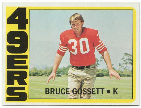 1972 Topps Football #189 Bruce Gossett