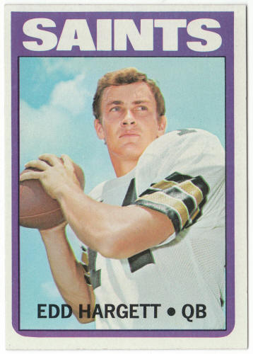 1972 Topps Football #191 Edd Hargett