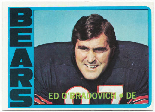 1972 Topps Football #197 Ed O'Bradovich