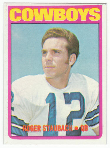 1972 Topps Roger Staubach Rookie Card #200 Front