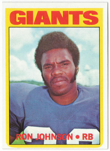 1972 Topps Football #207 Ron Johnson