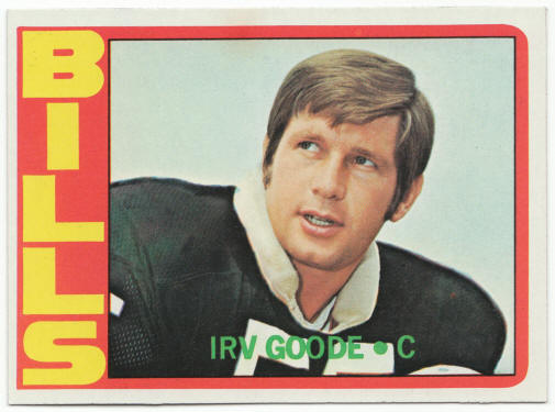 1972 Topps Football #214 Irv Goode