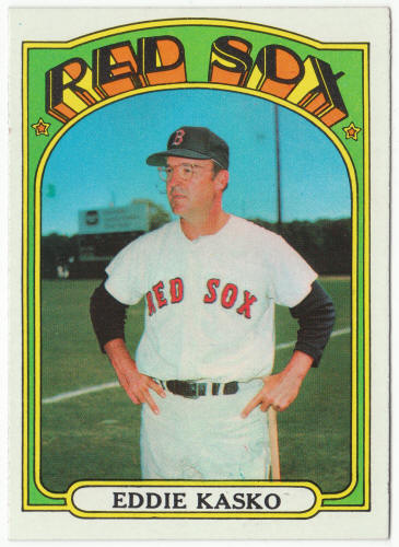 1972 Topps Baseball #218 Eddie Kasko