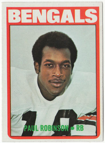 1972 Topps Football #219 Paul Robinson