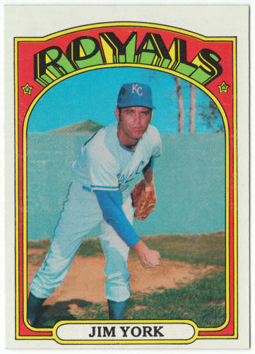 1972 Topps Baseball #68 Jim York Rookie Card