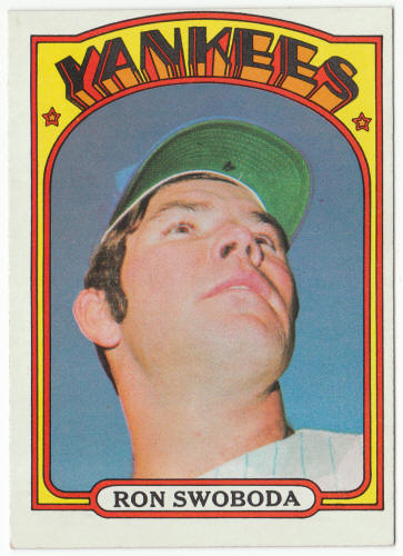 1972 Topps Baseball #8 Ron Swoboda