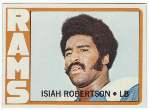 1972 Topps Football #215 Isiah Robertson Rookie Card