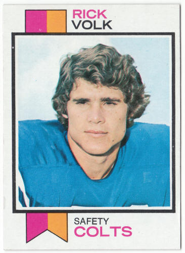 1973 Topps Football #105 Rick Volk