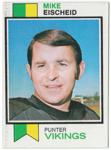 1973 Topps Football #112 Mike Eischeid