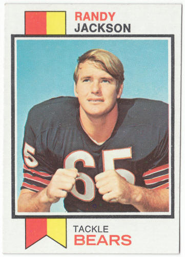 1973 Topps Football #11 Randy Jackson Rookie Card