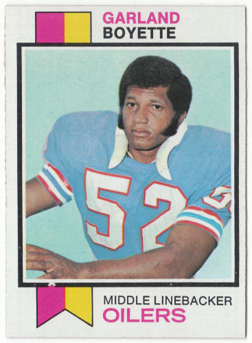 1973 Topps Football #121 Garland Boyette