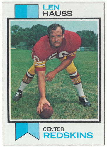 1973 Topps Football #130 Len Hauss