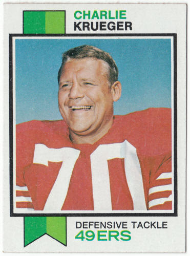 1973 Topps Football #157 Charlie Krueger
