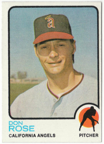 1973 Topps Baseball #178 Don Rose Rookie Card