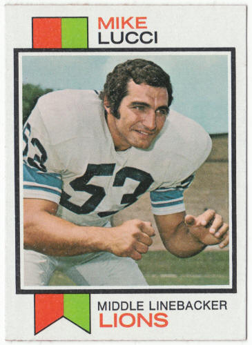 1973 Topps Football #195 Mike Lucci