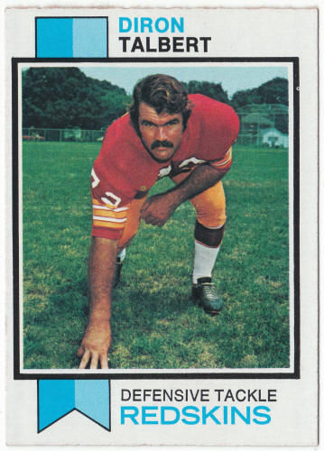 1973 Topps Football #19 Diron Talbert Rookie Card
