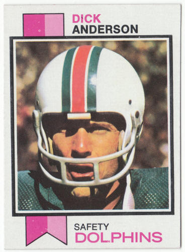1973 Topps Football #240 Dick Anderson