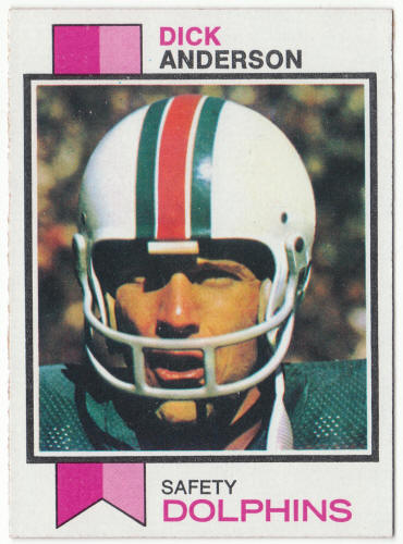 1973 Topps Football #240 Dick Anderson