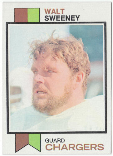 1973 Topps Football #252 Walt Sweeney