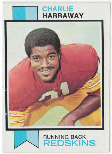 1973 Topps Football #282 Charlie Harraway Rookie Card