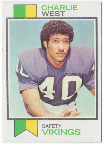 1973 Topps Football #328 Charlie West