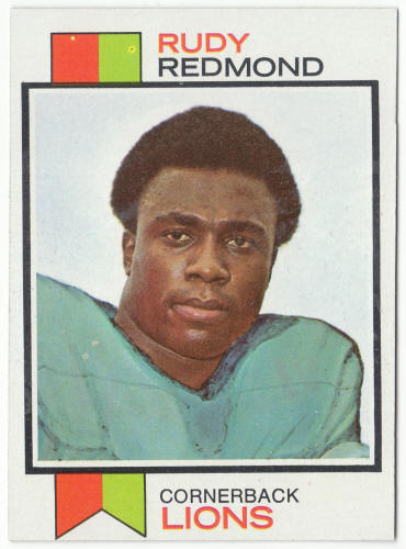 1973 Topps Football #331 Rudy Redmond Rookie Card