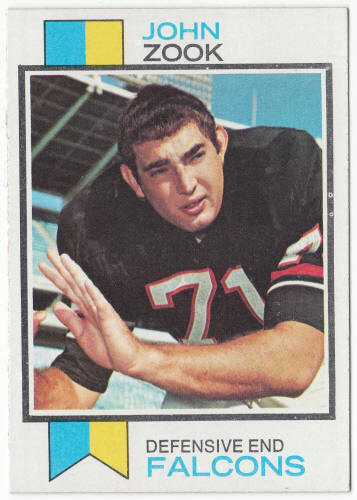 1973 Topps Football #333 John Zook