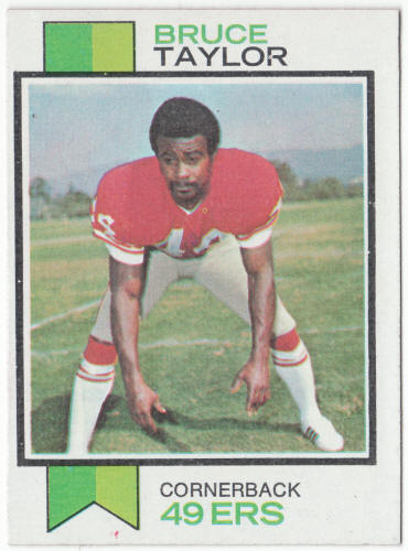1973 Topps Football #346 Bruce Taylor