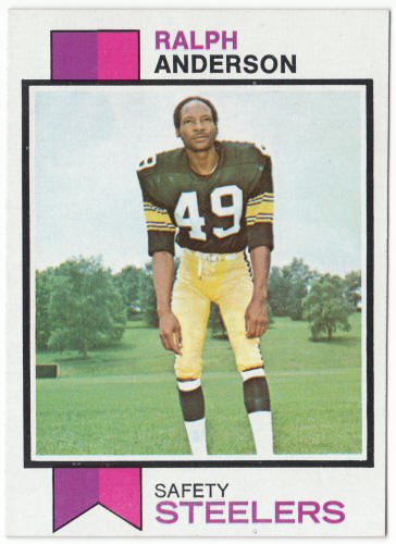 1973 Topps Football #357 Ralph Anderson Rookie Card
