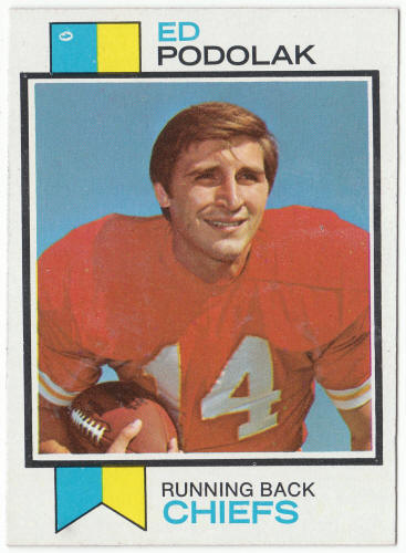 1973 Topps Football #373 Ed Podolak
