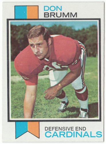 1973 Topps Football #378 Don Brumm