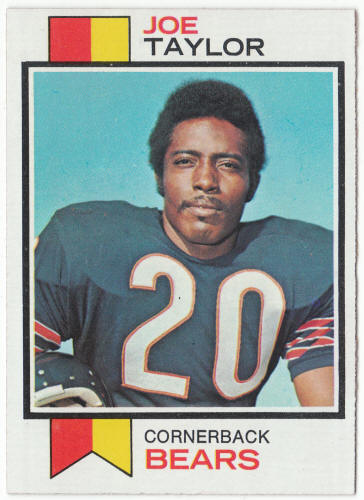 1973 Topps Football #37 Joe Taylor Rookie Card