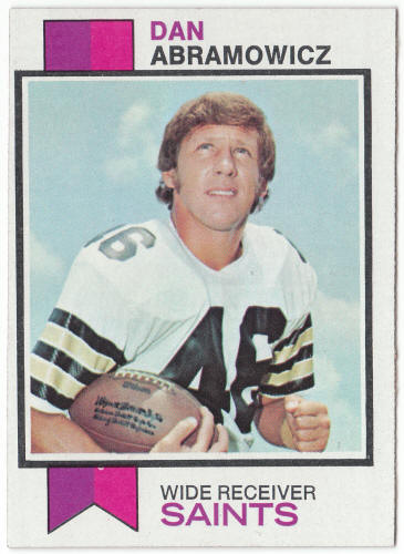 1973 Topps Football #383 Dan Abramowicz
