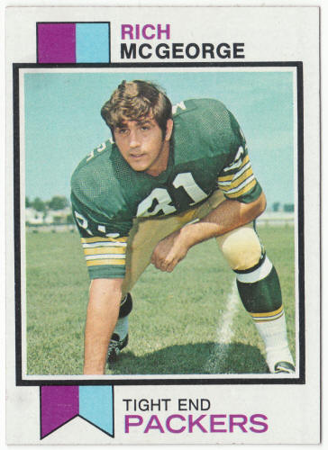 1973 Topps Football #424 Rich McGeorge