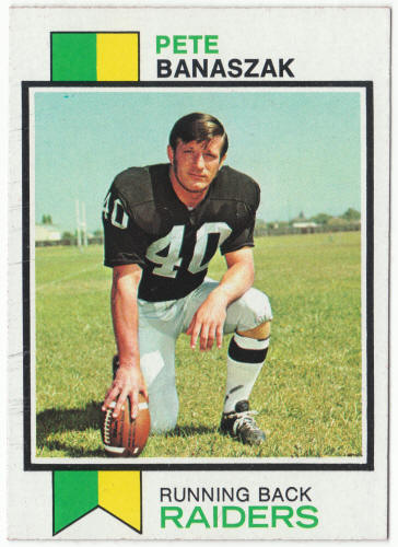 1973 Topps Football #426 Pete Banaszak