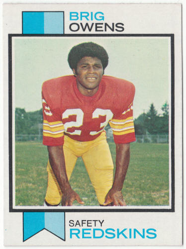 1973 Topps Football #442 Brig Owens
