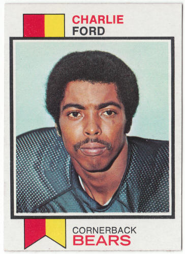 1973 Topps Football #451 Charlie Ford Rookie Card
