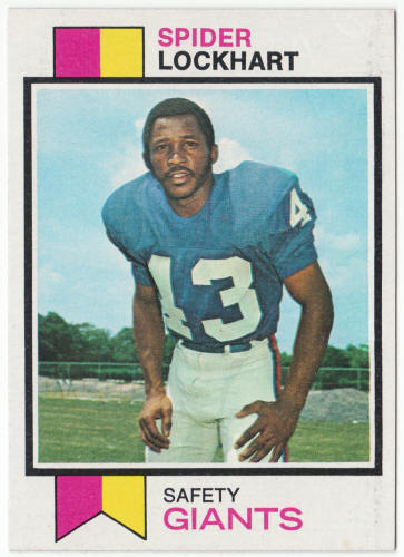 1973 Topps Football #468 Spider Lockhart