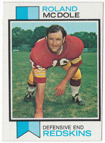 1973 Topps Football #524 Roland McDole