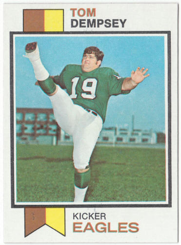 1973 Topps Football #59 Tom Dempsey