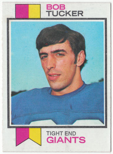 1973 Topps Football #80 Bob Tucker